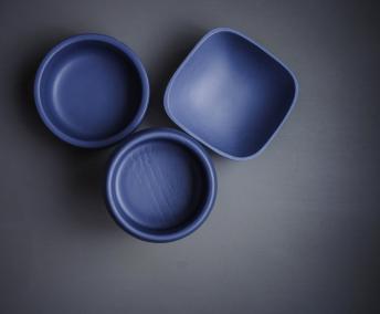 Navy Clay Bowl 
