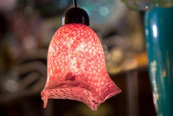 Harmony Golden Peach Glass Shade