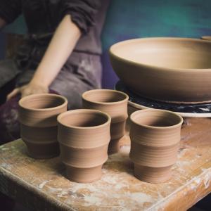 Chocolate Cream Handcrafted Coffee Cup