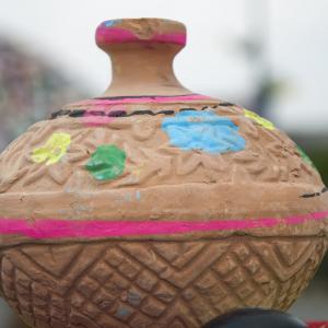 Mongolia Hand Made Vases