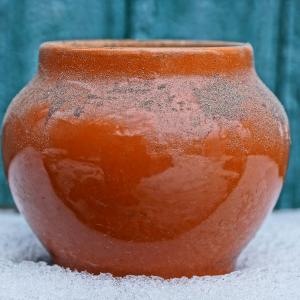 Rustic Twin Clay Pots 