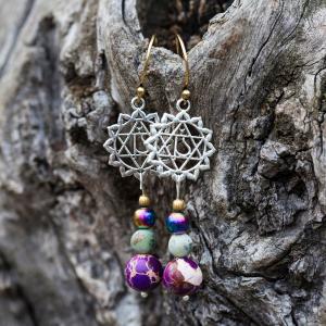 Starry Night Handcrafted Ear Rings