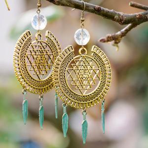 Starry Night Handcrafted Ear Rings