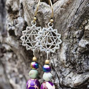 Pismo Beach Seashell Handcrafted Ear Rings