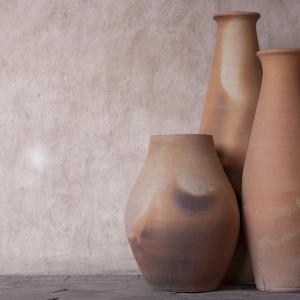 Greek Trio Hand Made Vases