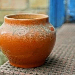 Rustic Twin Clay Pots 