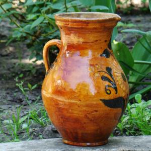 Gothic Greek Clay Pot 