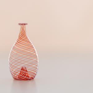 Antique Emerald Glass Vase