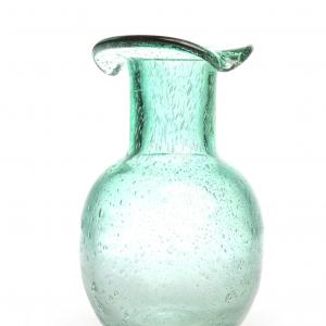 Antique Emerald Glass Vase