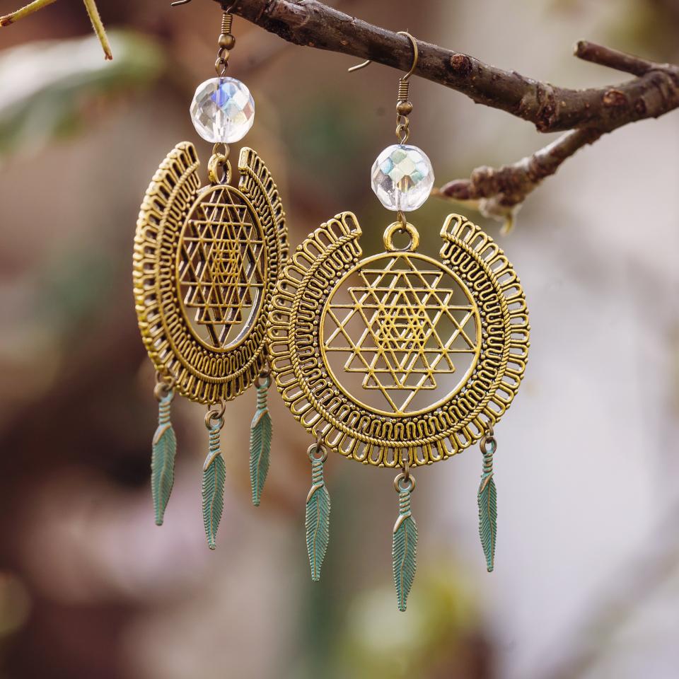 Pismo Beach Seashell Handcrafted Ear Rings