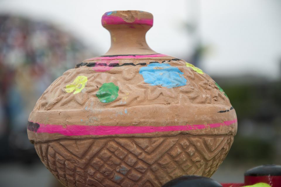 Mongolia Hand Made Vases