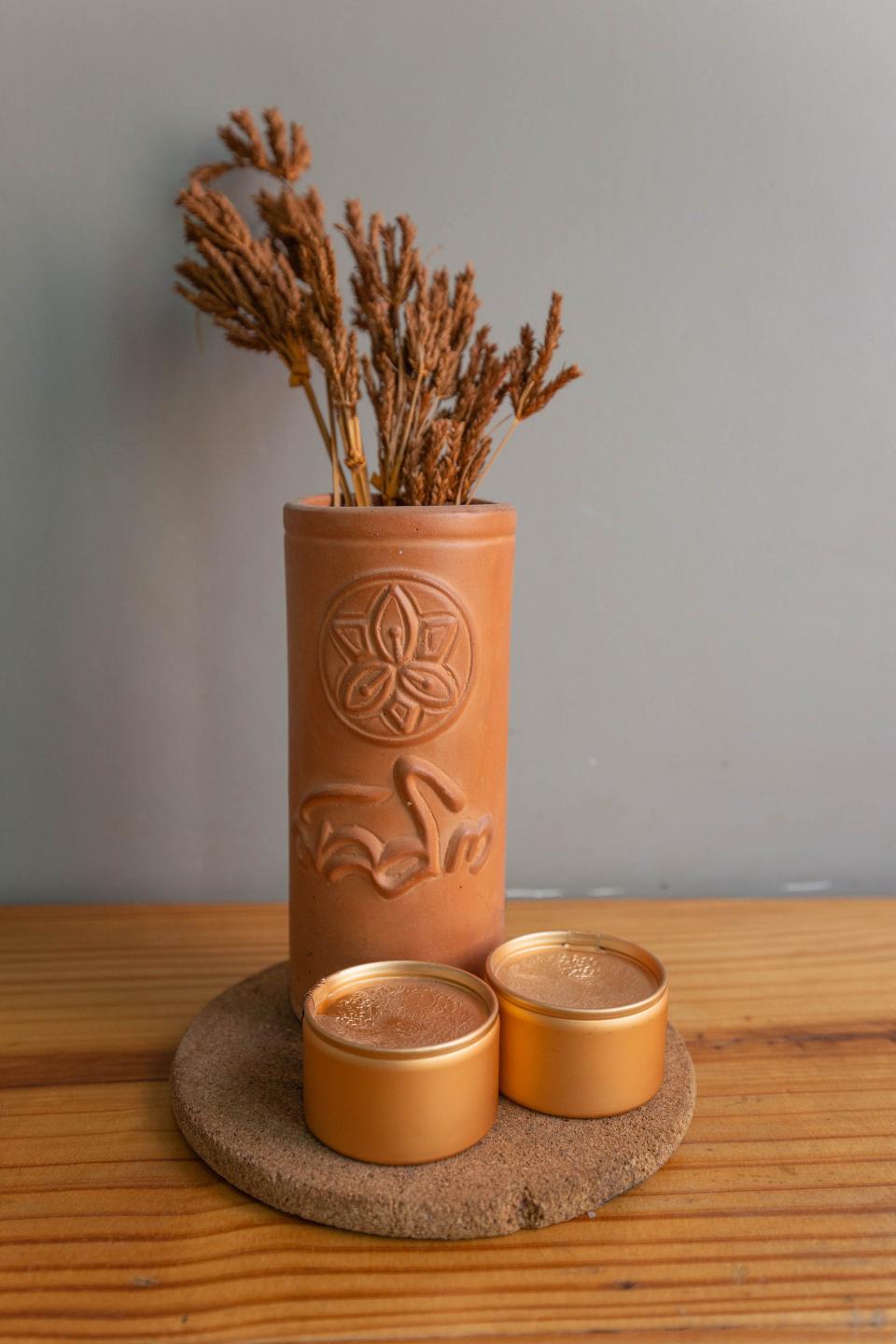 Rustic Spanish Hand Made Vase