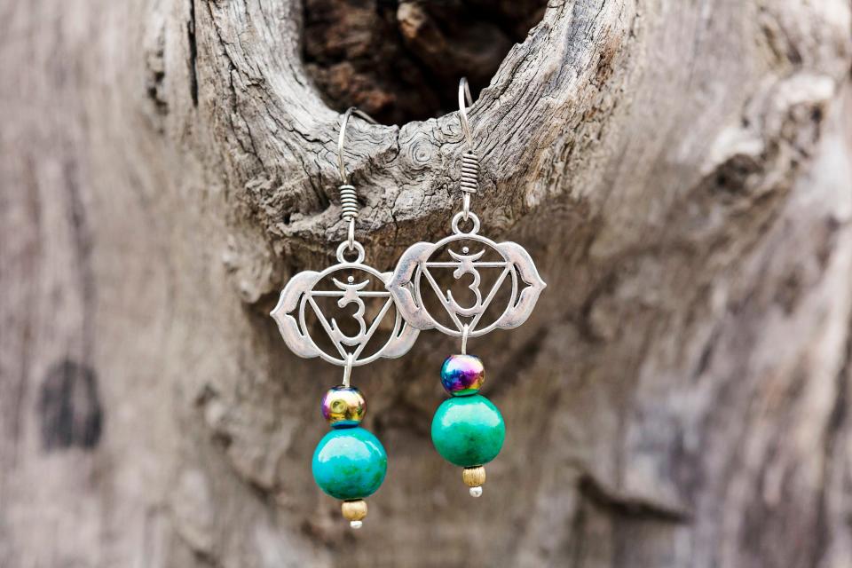 Starry Night Handcrafted Ear Rings
