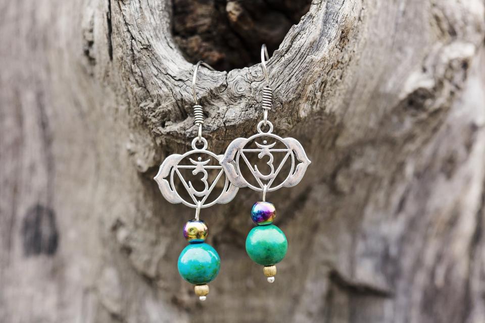 Pismo Beach Seashell Handcrafted Ear Rings