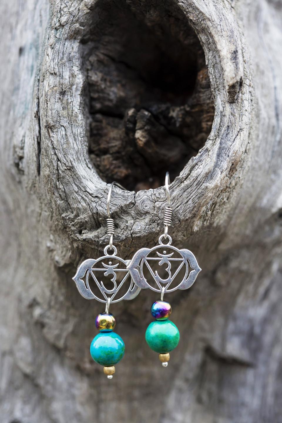 Pismo Beach Seashell Handcrafted Ear Rings