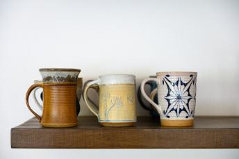 Country Chic Handcrafted Cup Set