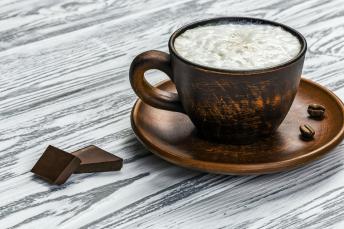 Deep Espresso Handcrafted Coffee Cup 
