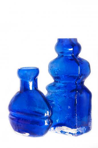 Harmony Blue Glass Vase Set 