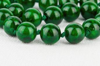 Emerald Glass Bracelet  